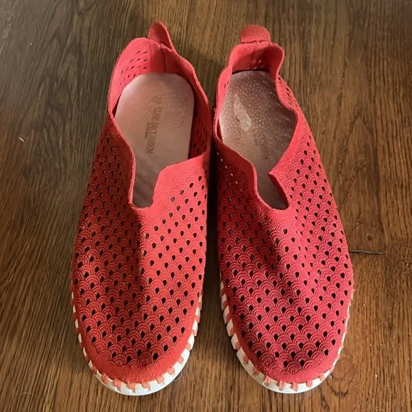 Ilse Jacobsen - Women's Tulip 139 Red Sneakers - Picture 6 of 9